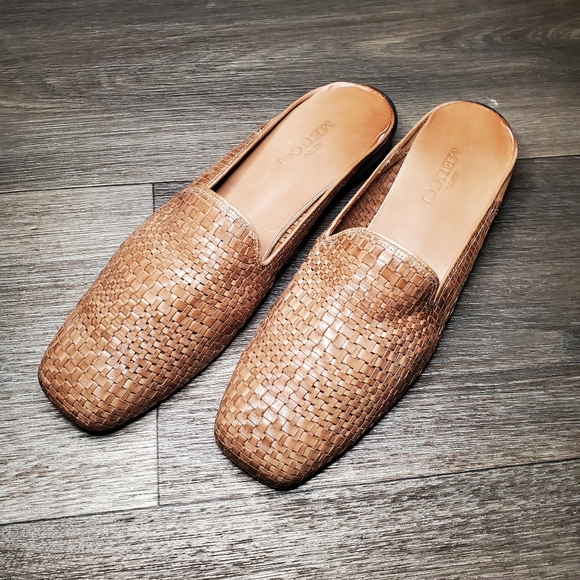 Sesto Meucci Shoes - SESTO MEUCCI Light Brown Woven Mule